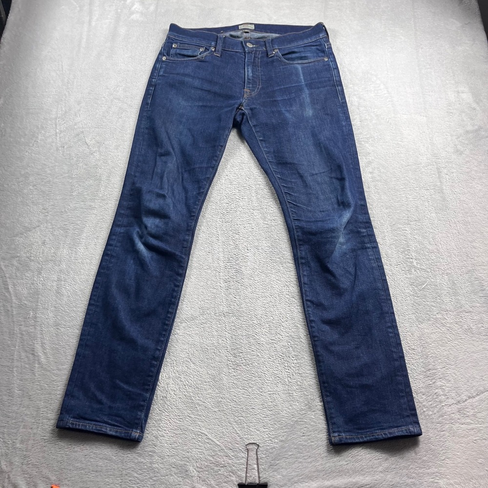 J.Crew 484 Slim Fit Jeans Kurabo Japanese Denim Dark Wash Mens 30x32